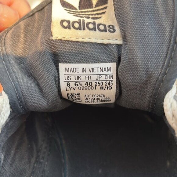 Adidas Originals Women's Continental Vulc Sneaker Grey size 8 - Picture 12 of 12